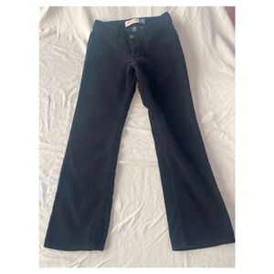 GAP Black Corduroy Bootcut Stretch Size 1 Ankle